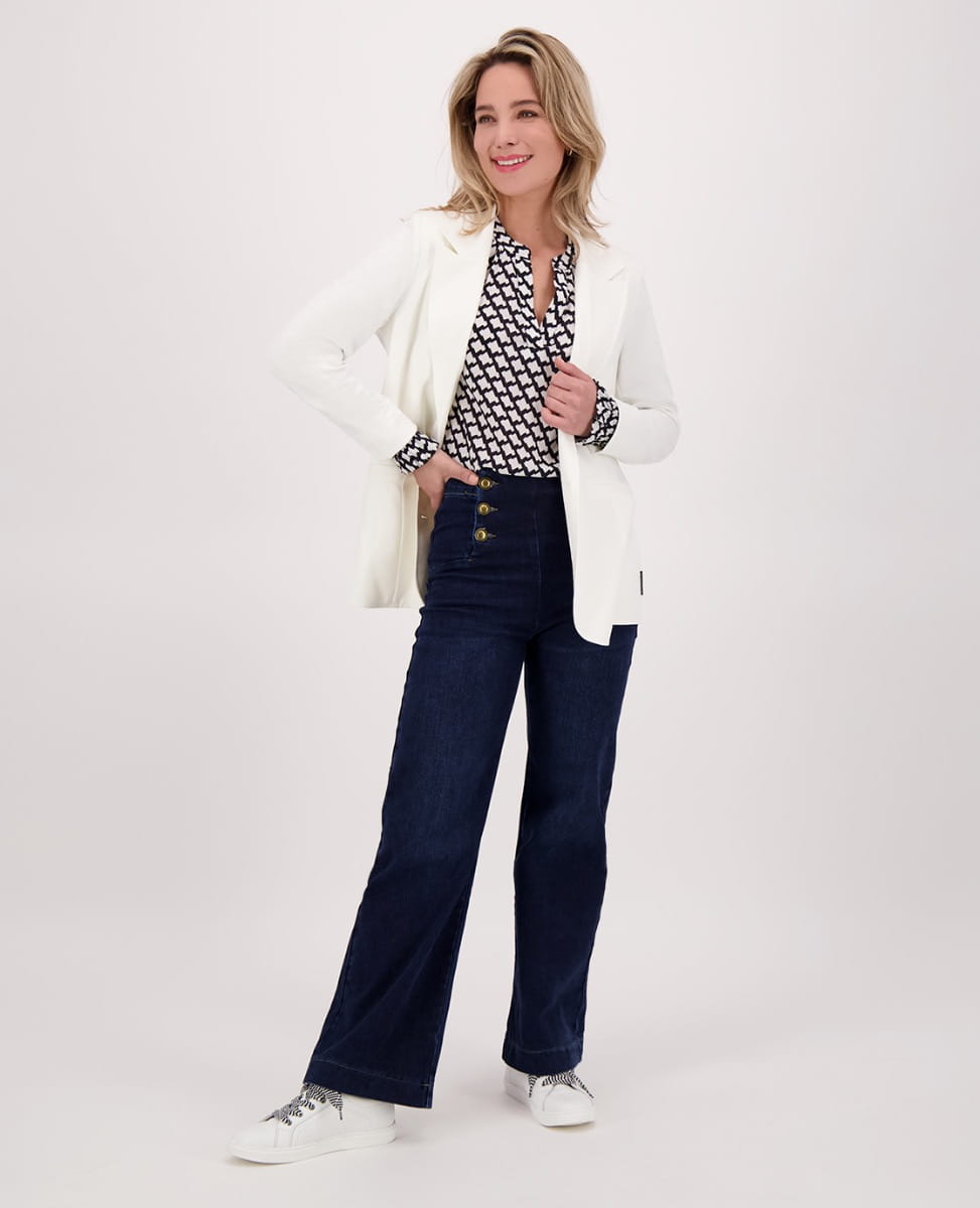 Je m'appelle Jassen Blazer Élégant | Ecru