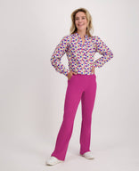 Je m'appelle Broeken Pant Flare Vienna Travel | Very Berry