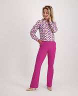 Je m'appelle Broeken Pant Flare Vienna Travel | Very Berry