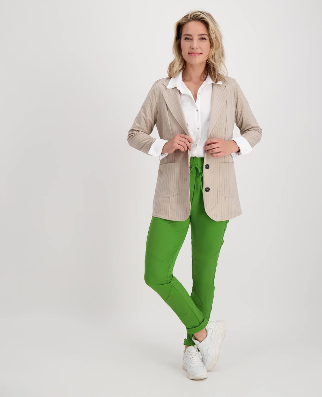 Je m'appelle Broeken Pant Ambre Travel | Salted Lime