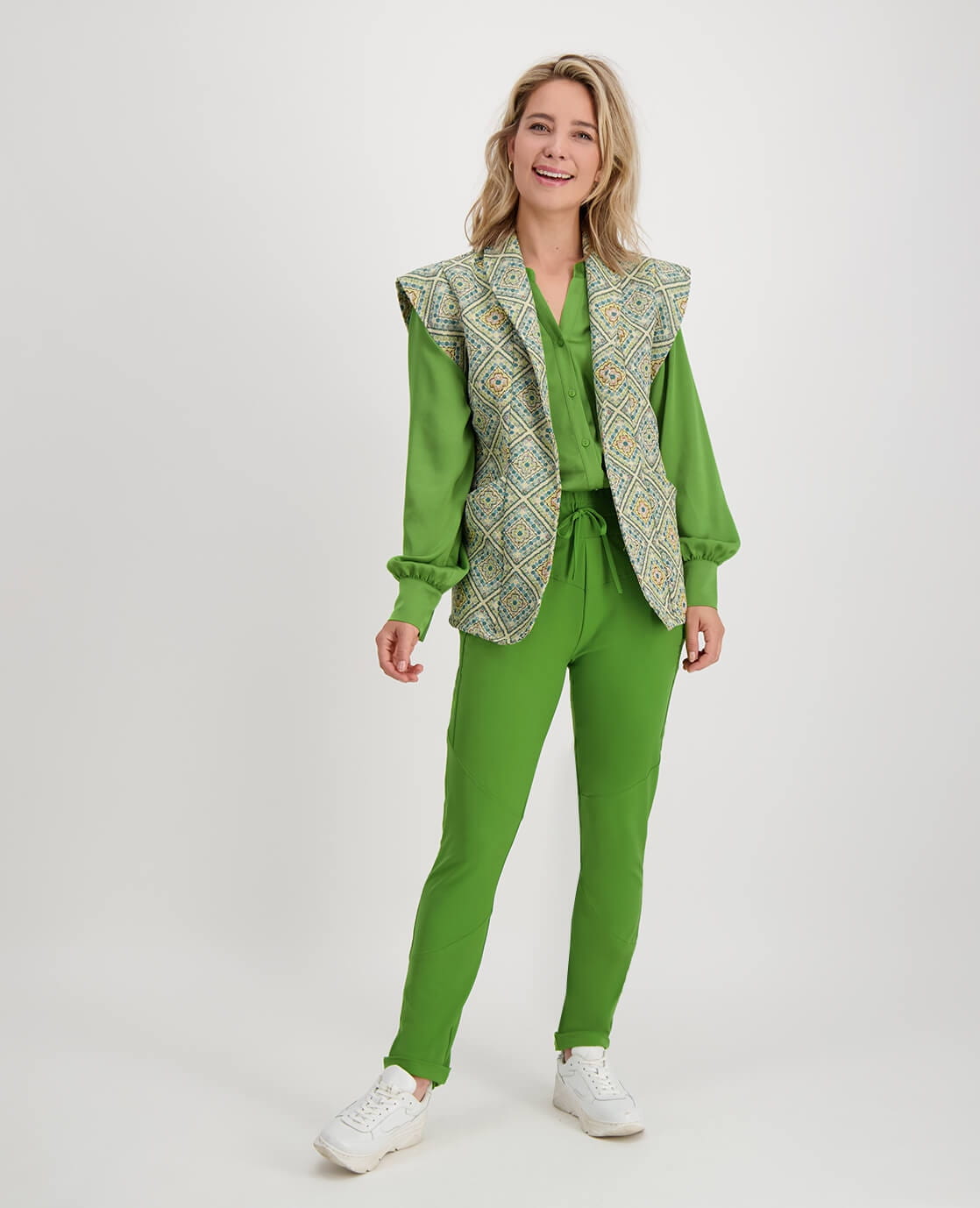 Je m'appelle Broeken Pant Ambre Travel | Salted Lime