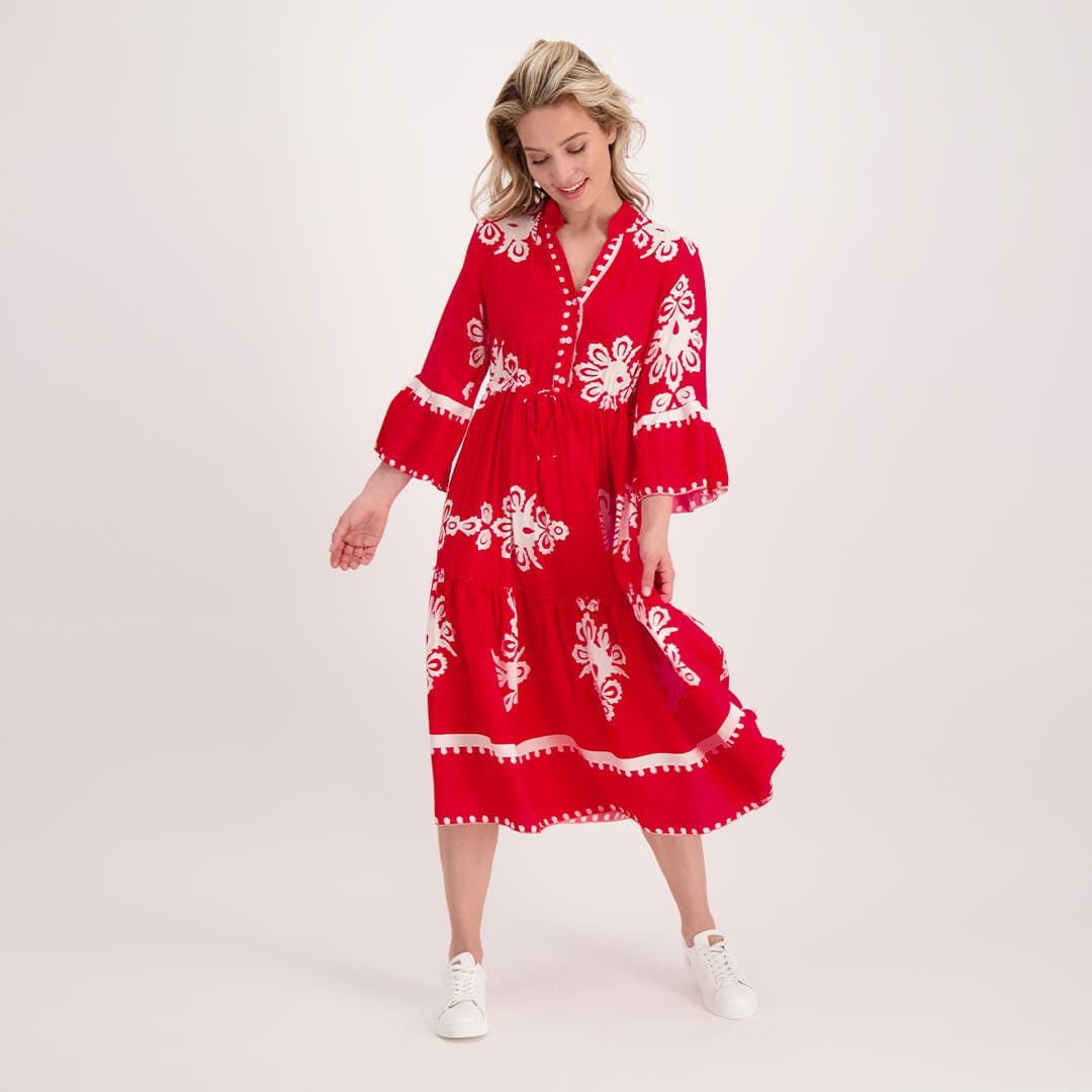 Je m'appelle Jurken Red / S/M Robe Taylor | Red