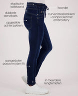 Je m'appelle Broeken Pant Celine Jogg Denim | Dark Denim