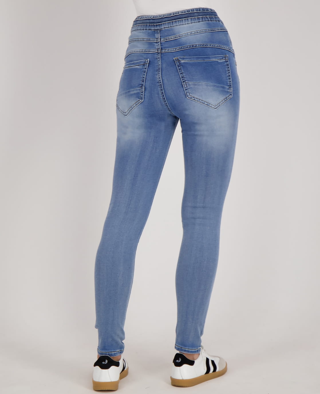 Je m'appelle Broeken Pant Celine Jogg Denim | Mid Blue Denim