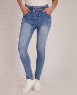 Je m'appelle Broeken Mid Blue Denim / XS / (30'') Pant Celine Jogg Denim | Mid Blue Denim