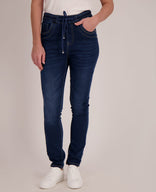 Je m'appelle Broeken Dark Denim / XS / (30'') Pant Celine Jogg Denim | Dark Denim