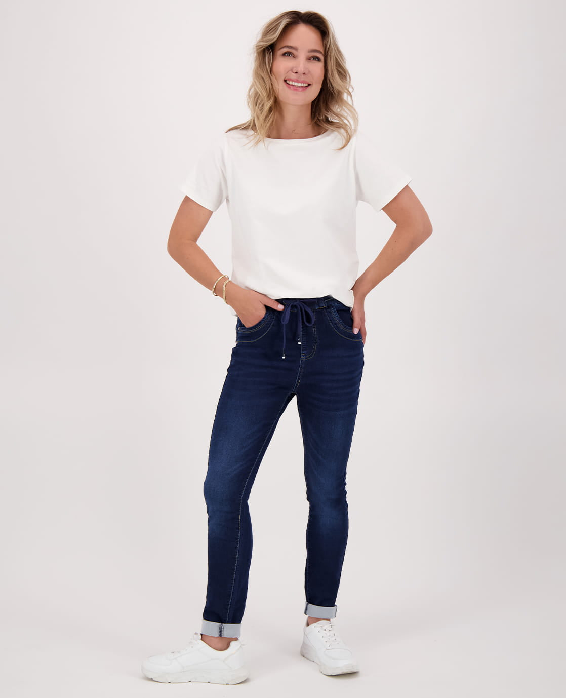 Je m'appelle Broeken Pant Celine Jogg Denim | Dark Denim