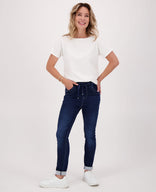 Je m'appelle Broeken Pant Celine Jogg Denim | Dark Denim
