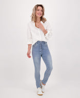 Je m'appelle Broeken Pant Celine Jogg Denim | Light Blue Denim