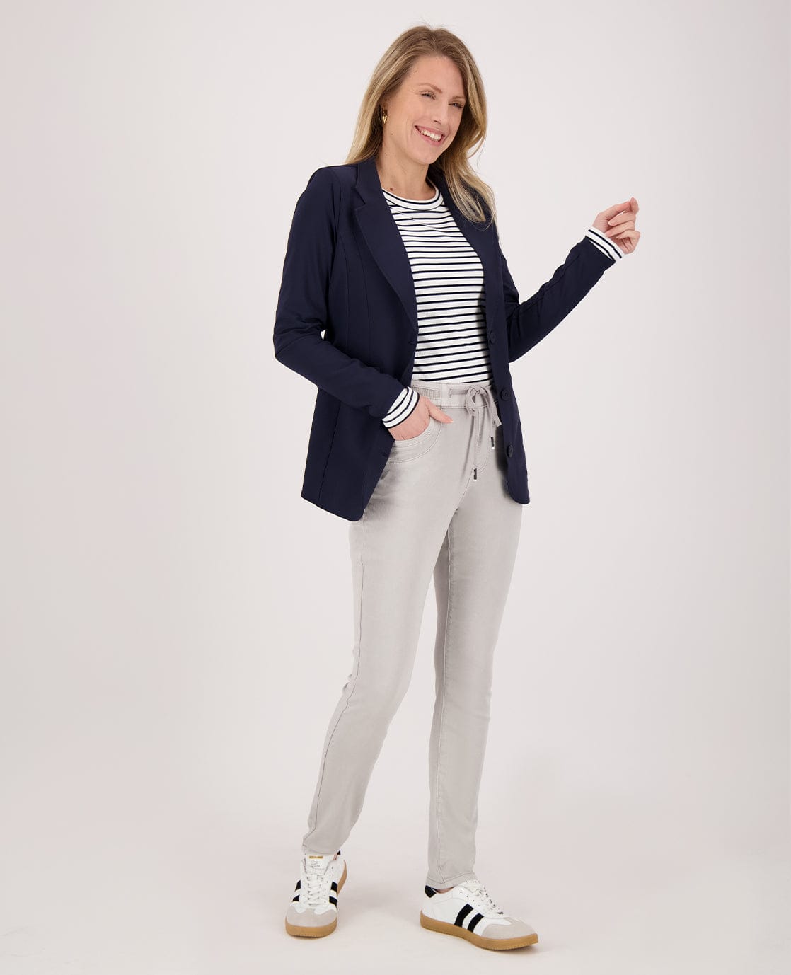 Je m'appelle Broeken Light Grey / XS / (30'') Pant Celine Jogg Denim | Light Grey