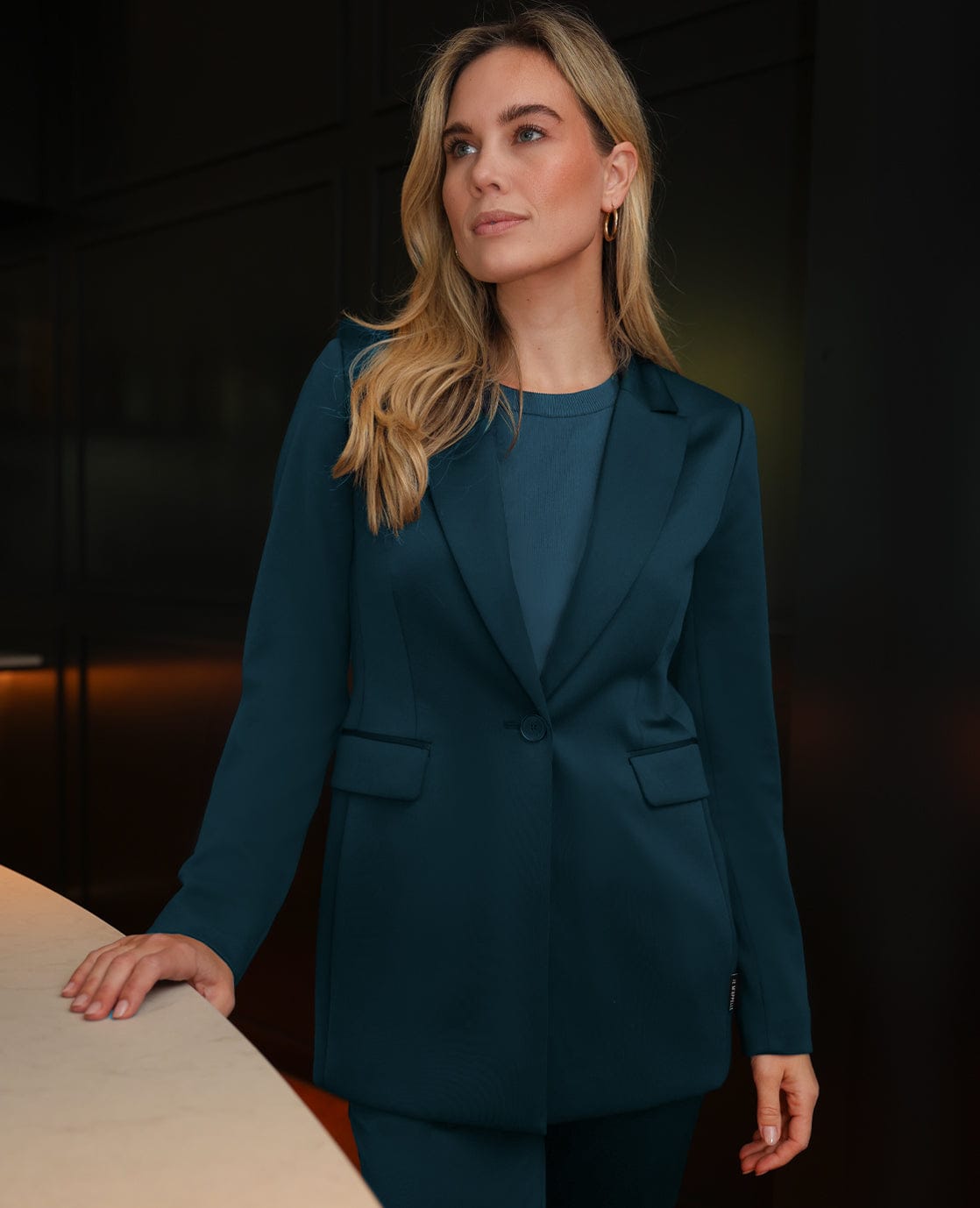 Je m'appelle Jassen Peacock Green / XS Blazer Premium Travel | Peacock Green