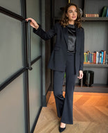 Je m'appelle Broeken Pant Flare Premium Travel | Zwart