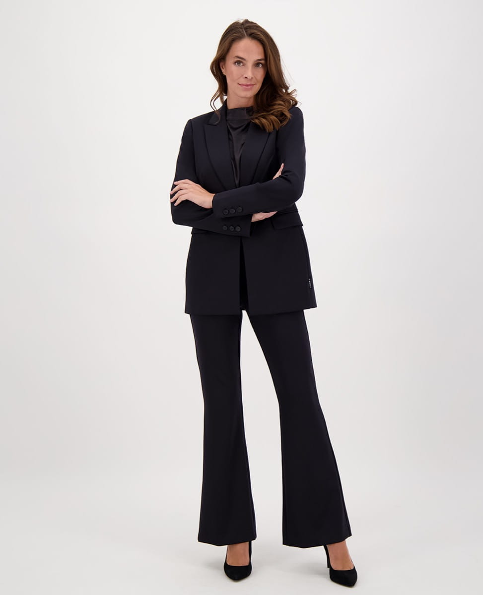 Je m'appelle Broeken Pant Flare Premium Travel | Zwart