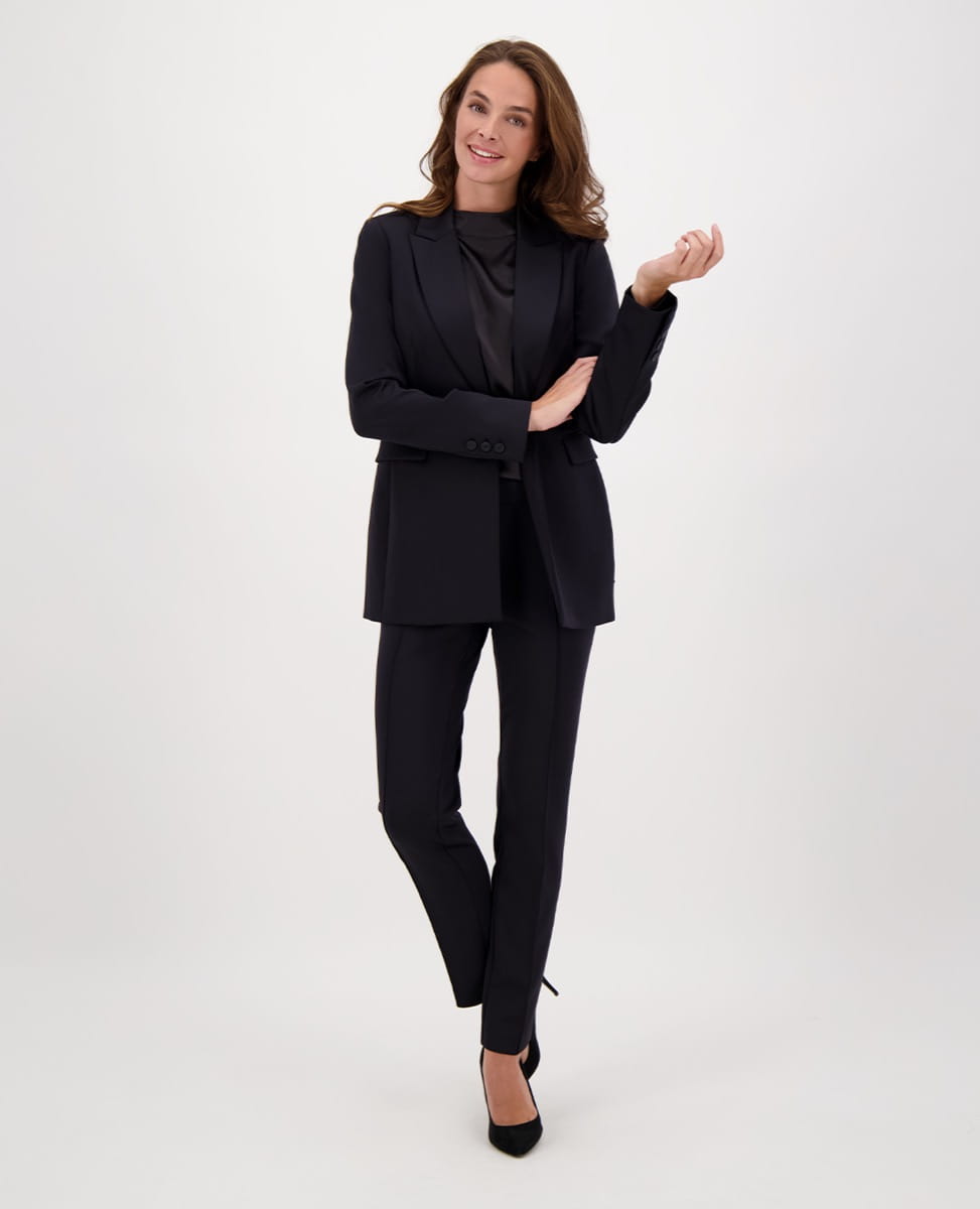 Je m'appelle Broeken Pant Chino Premium Travel | Zwart
