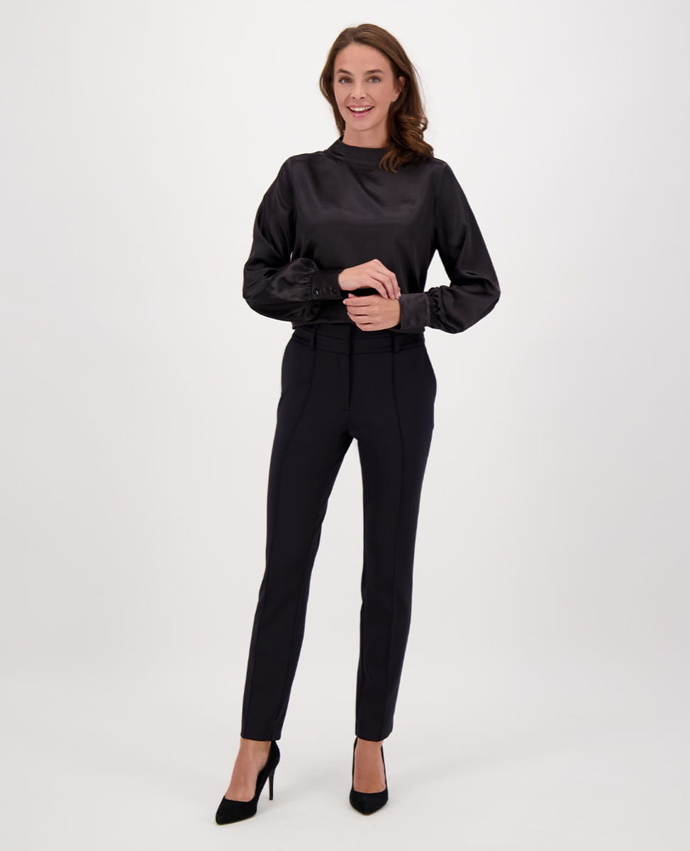 Je m'appelle Broeken Pant Chino Premium Travel | Zwart