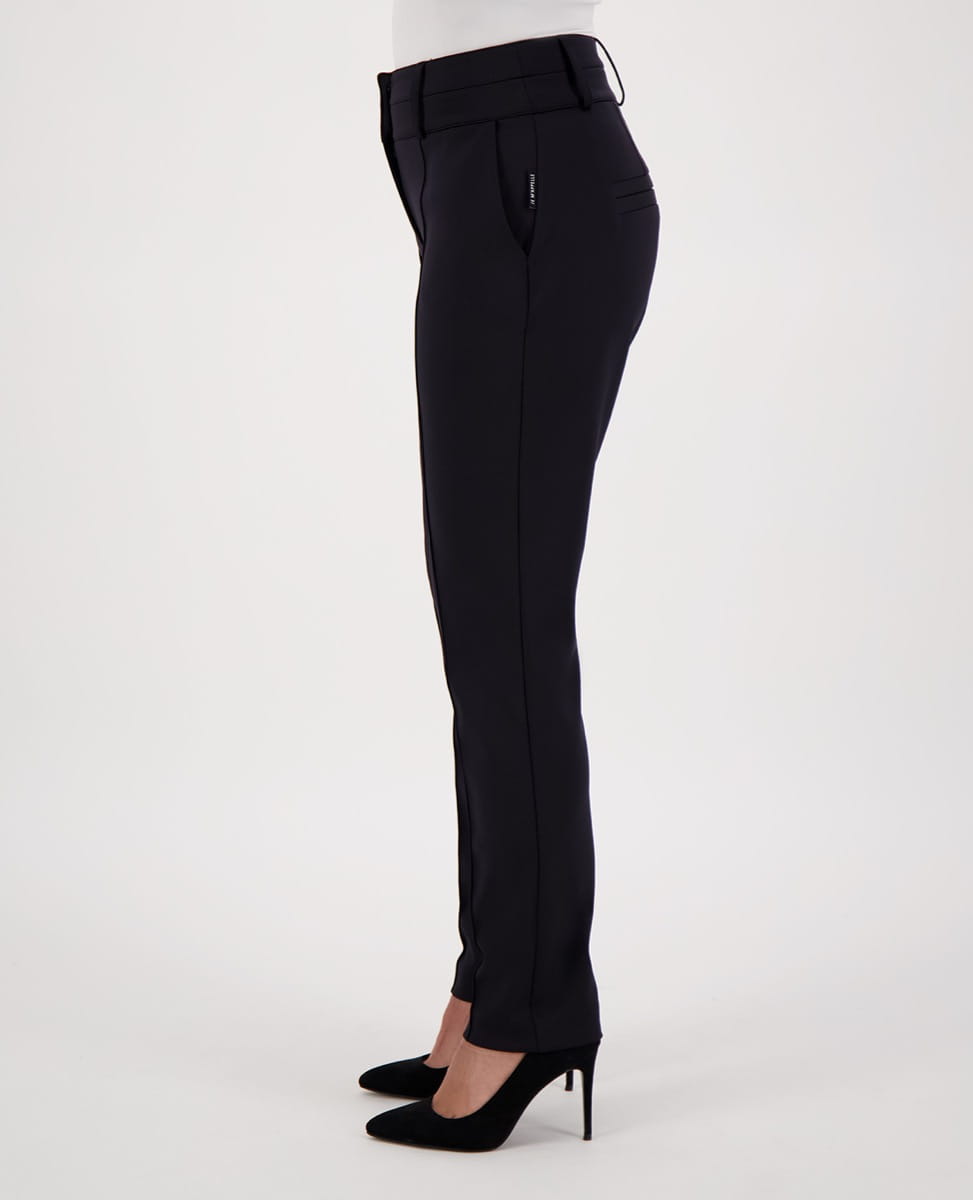 Je m'appelle Broeken Pant Chino Premium Travel | Zwart