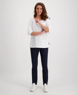 Je m'appelle Broeken Pant Cleo Travel | Donkerblauw