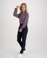 Je m'appelle Broeken Pant Elize Travel | Donkerblauw
