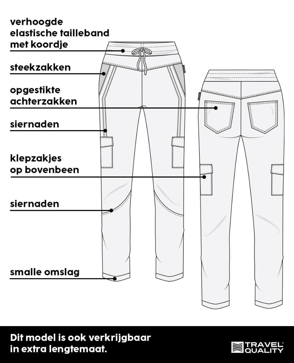 Je m'appelle Broeken Pant Elize Travel | Donkerblauw