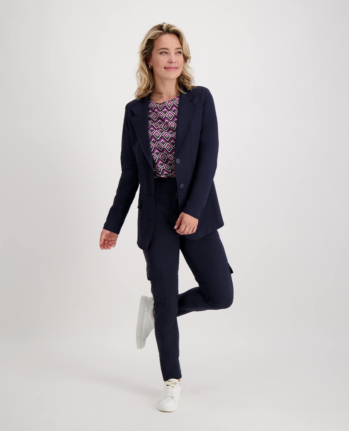 Je m'appelle Broeken Pant Elize Travel | Donkerblauw