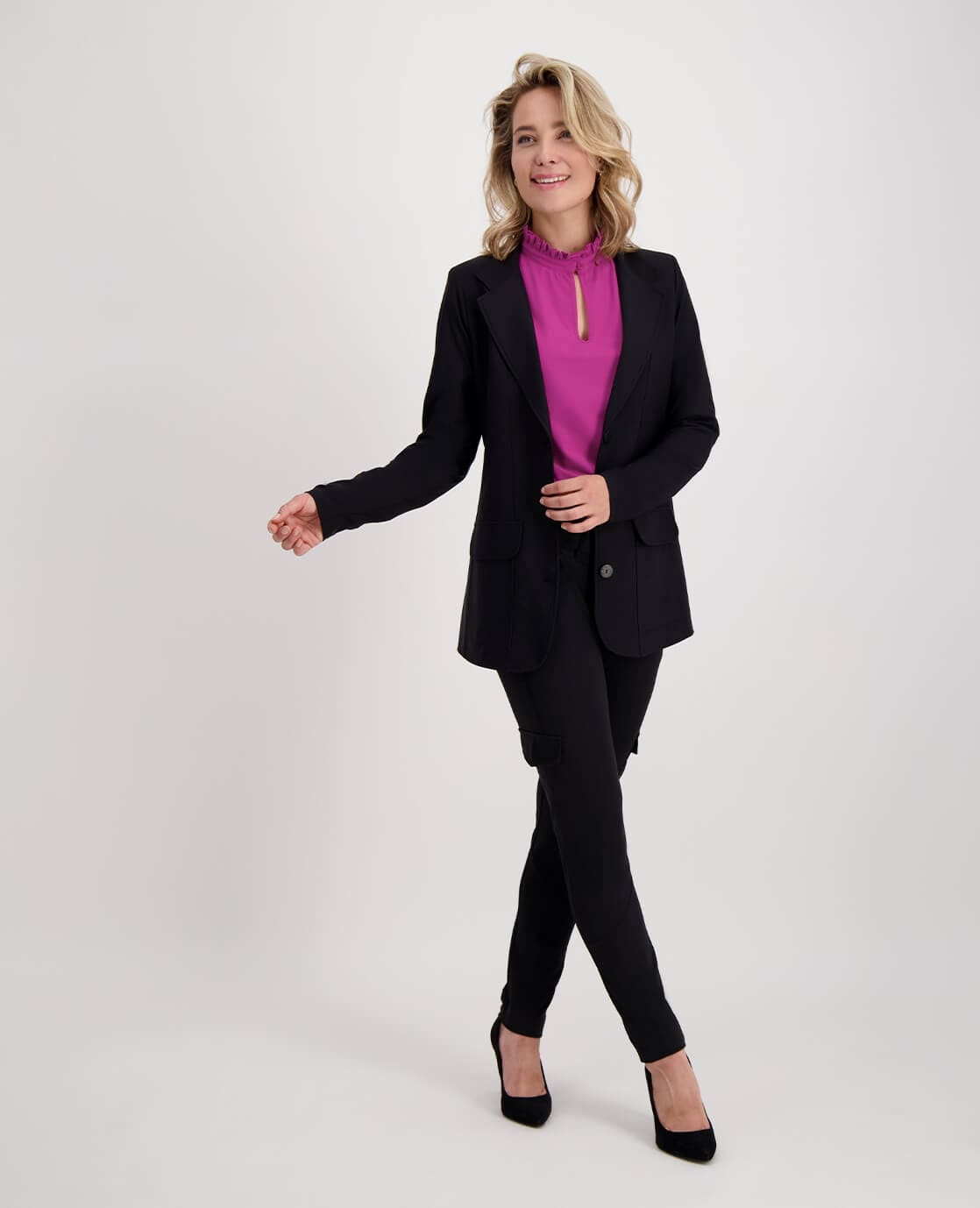 Je m'appelle Jassen Blazer Charmante Travel | Zwart