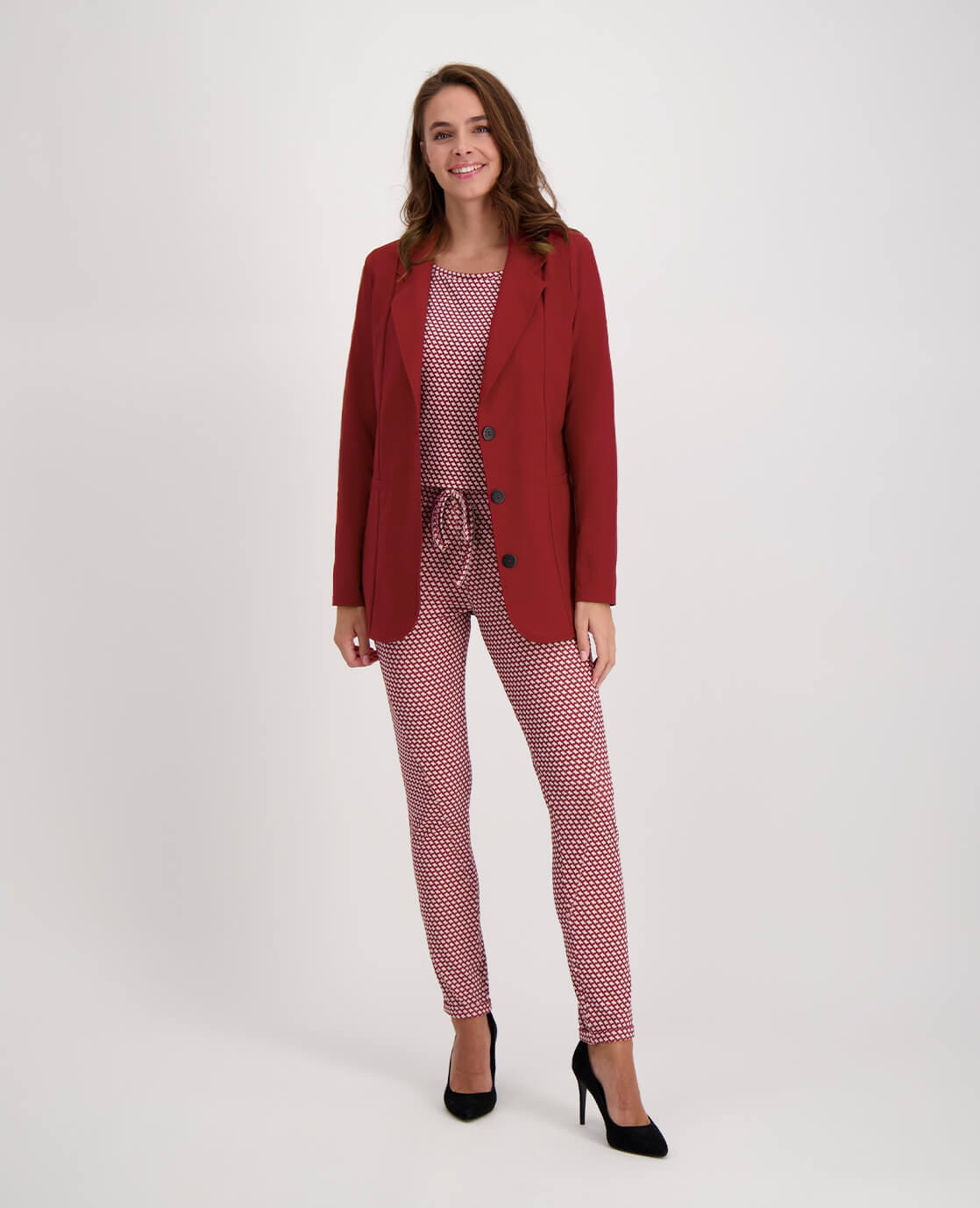 Je m'appelle Jassen Blazer Classic Travel | Ruby Red