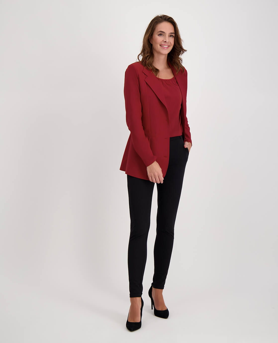 Je m'appelle Jassen Blazer Classic Travel | Ruby Red