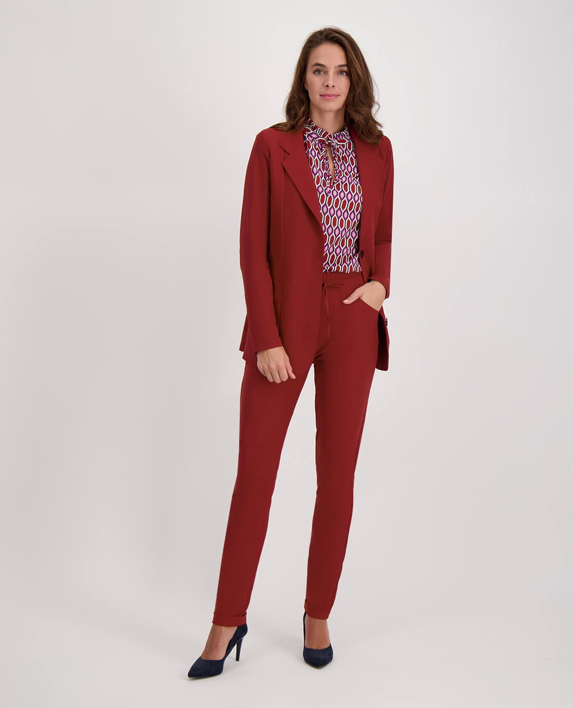 Je m'appelle Jassen Blazer Classic Travel | Ruby Red