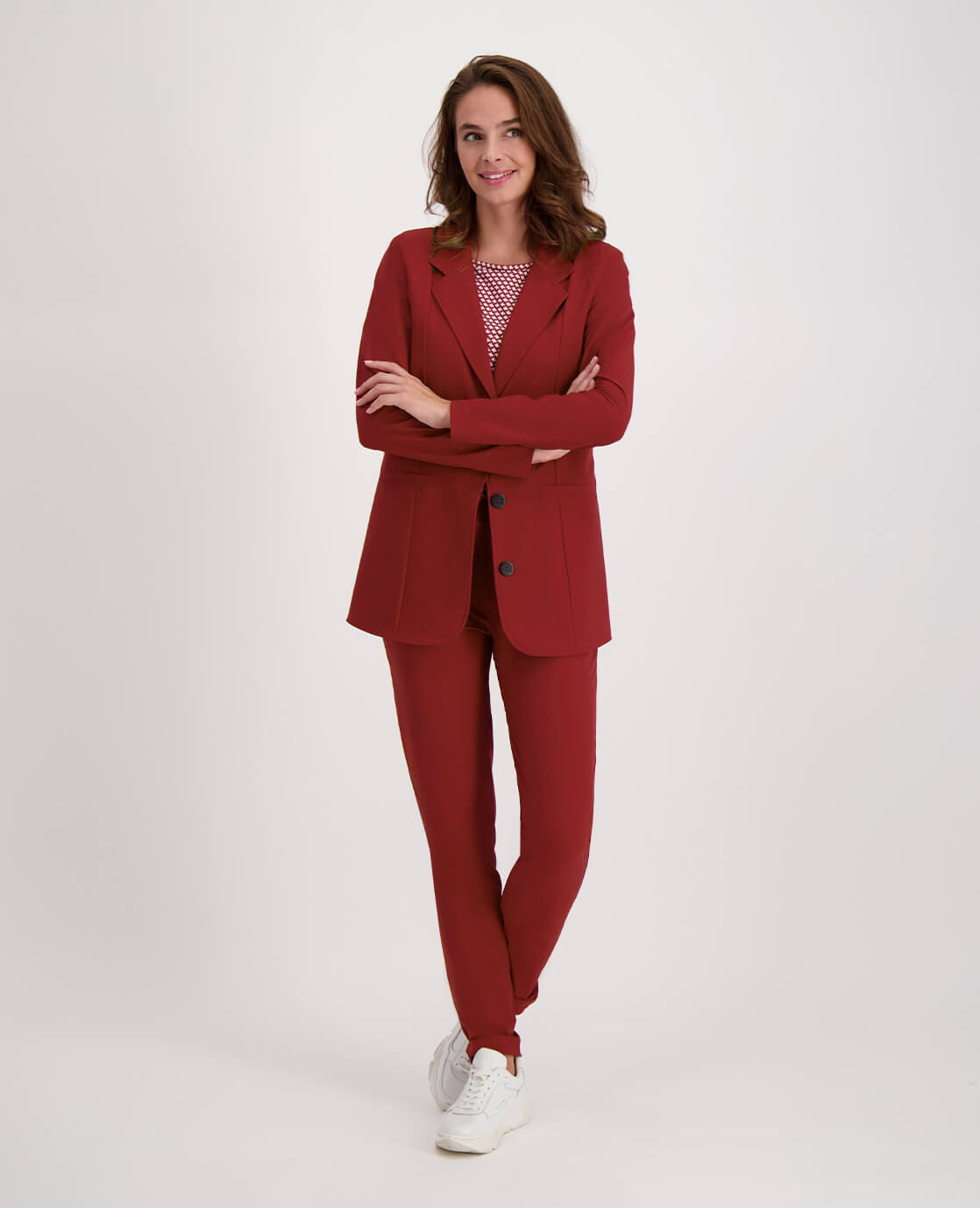 Je m'appelle Jassen Blazer Classic Travel | Ruby Red