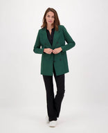 Je m'appelle Jassen Blazer Double-Breasted Travel | Bottle Green