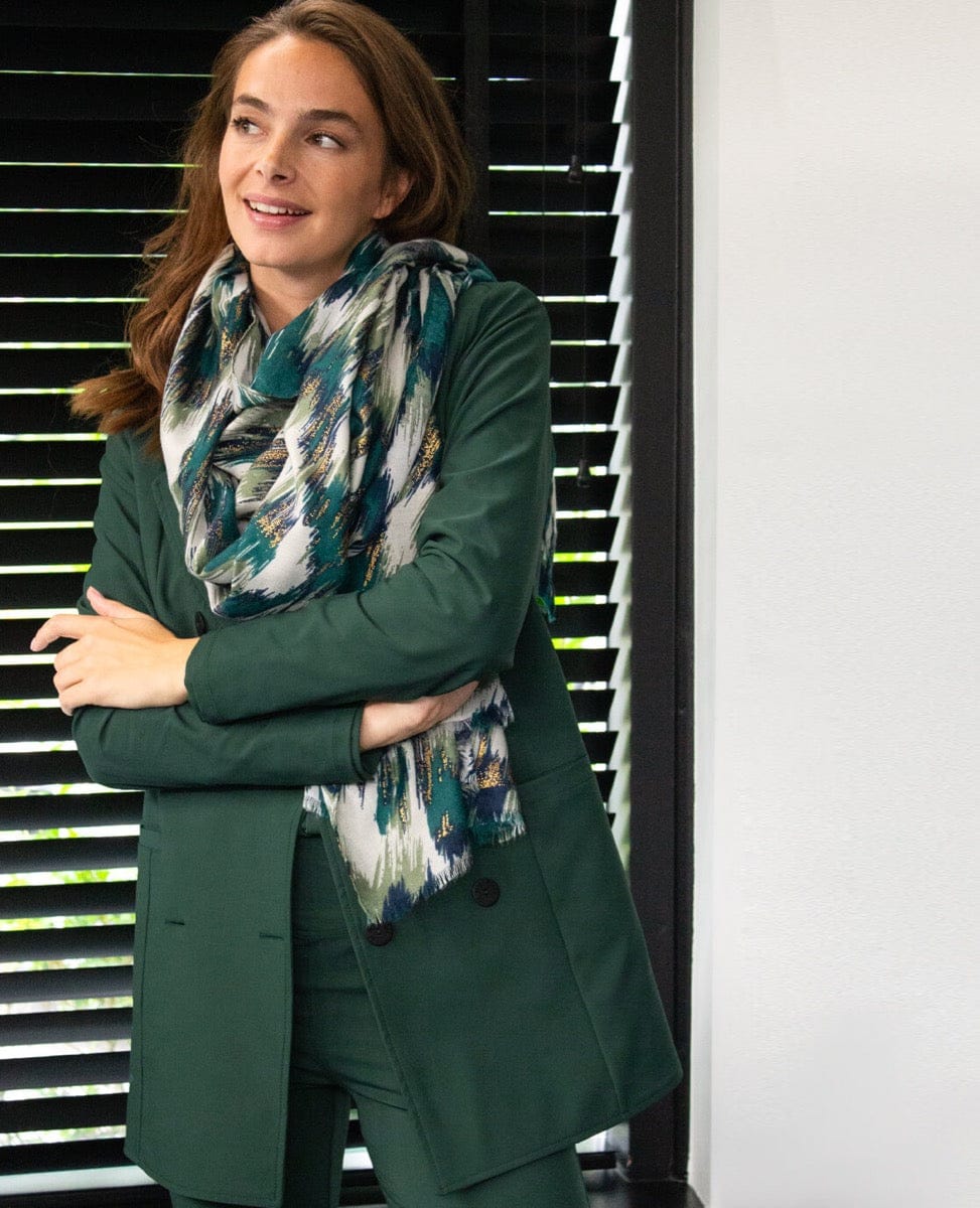 Je m'appelle Jassen Bottle Green / XS Blazer Double-Breasted Travel | Bottle Green