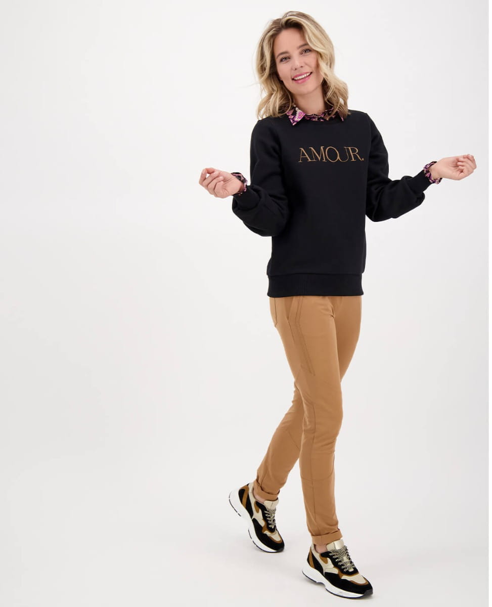 Je m'appelle Broeken Pant Ambre Travel | Toffee Brown