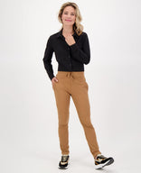 Je m'appelle Broeken Toffee Brown / XS / (30'') Pant Ambre Travel | Toffee Brown