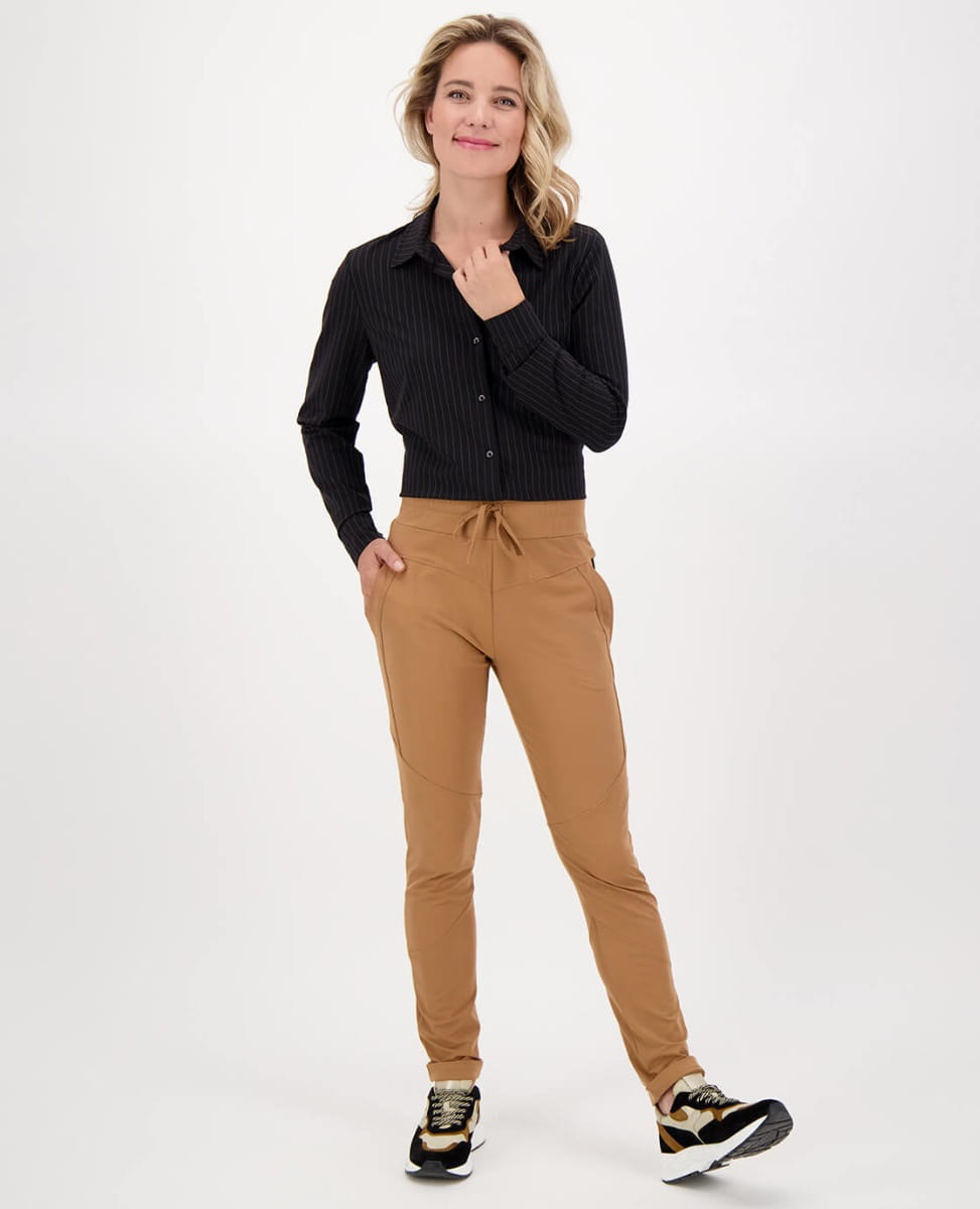 Je m'appelle Broeken Toffee Brown / XS / (30'') Pant Ambre Travel | Toffee Brown