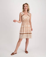 Je m'appelle Jurken Robe Lynn | Camel/Ecru