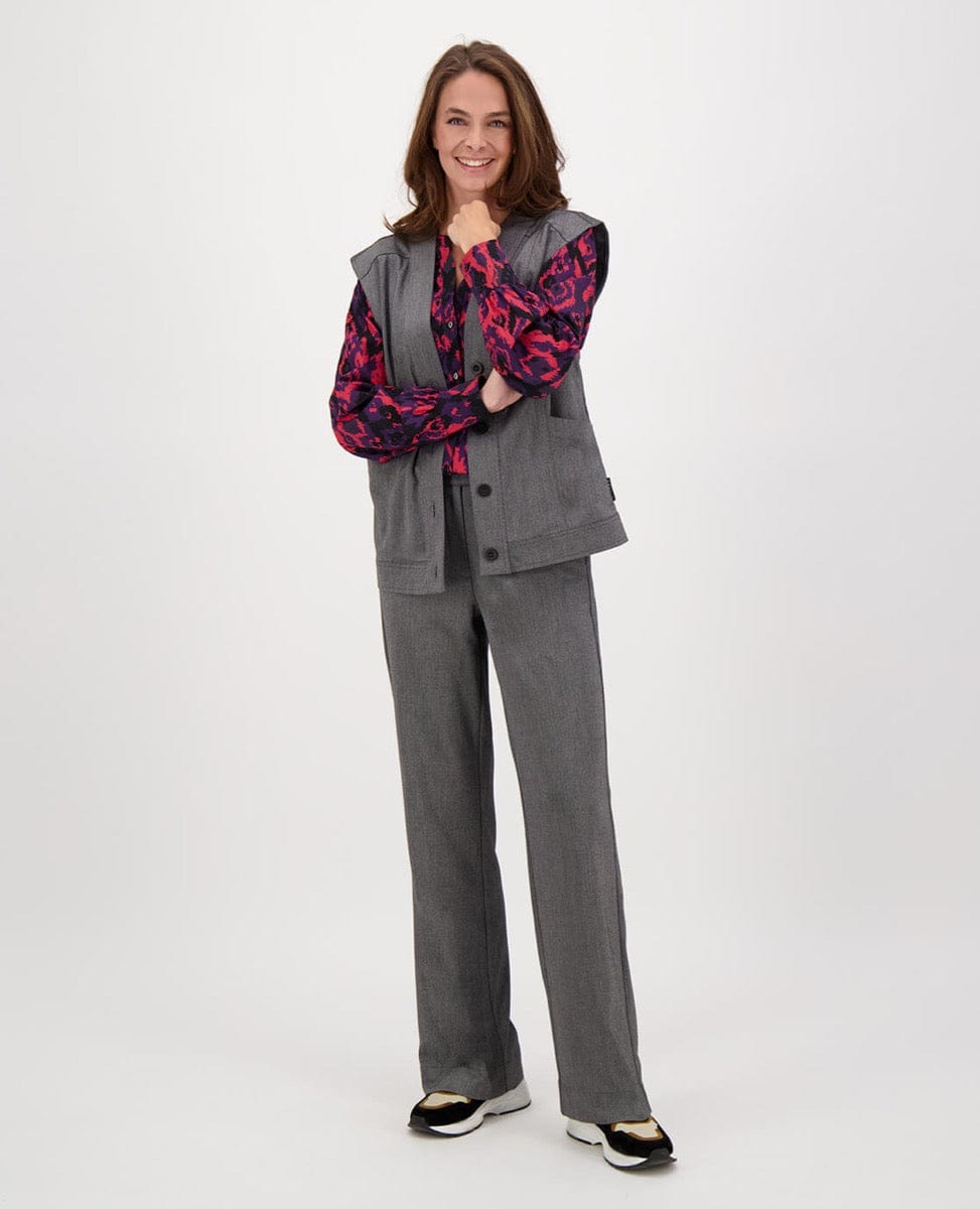 Je m'appelle Broeken Pant Straight | Grey Mêlee