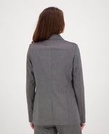 Je m'appelle Jassen Blazer Élégant | Grey Mêlee