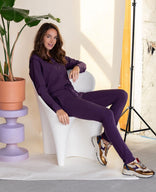 Je m'appelle Broeken Blackberry Purple / XS / Regular Pant Lara Travel +++ | Blackberry Purple