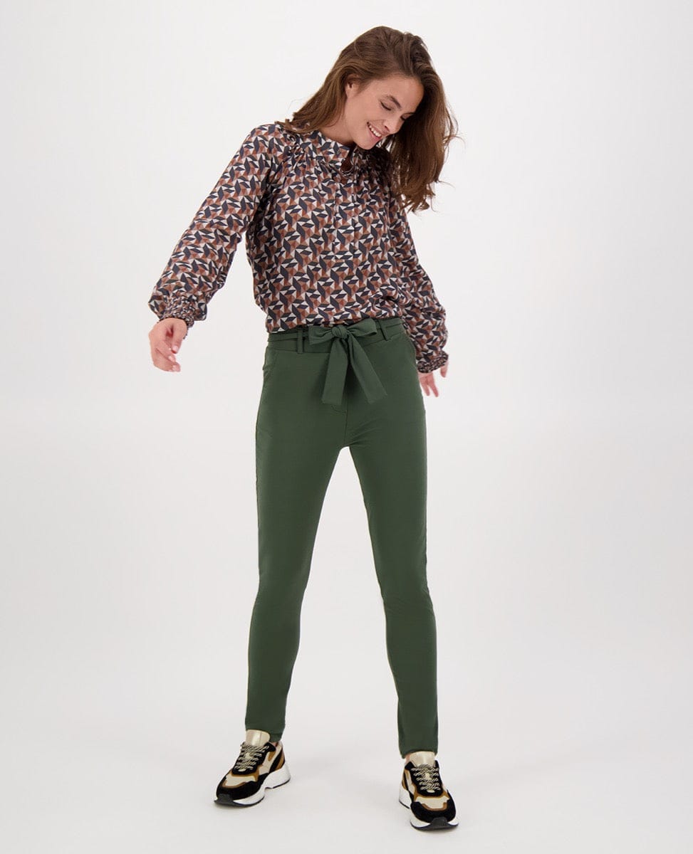 Je m'appelle Broeken Autumn Green / XS / Regular Pant Fancy Travel +++ | Autumn Green