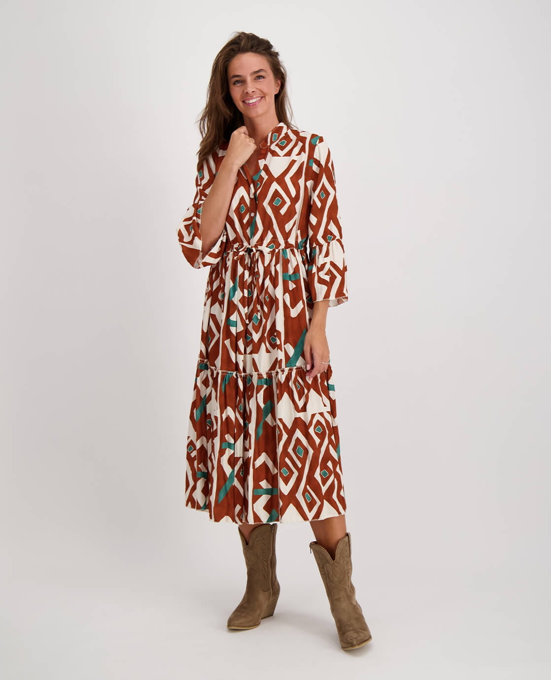 Je m'appelle Jurken Robe St. Tropez | Terra/Green