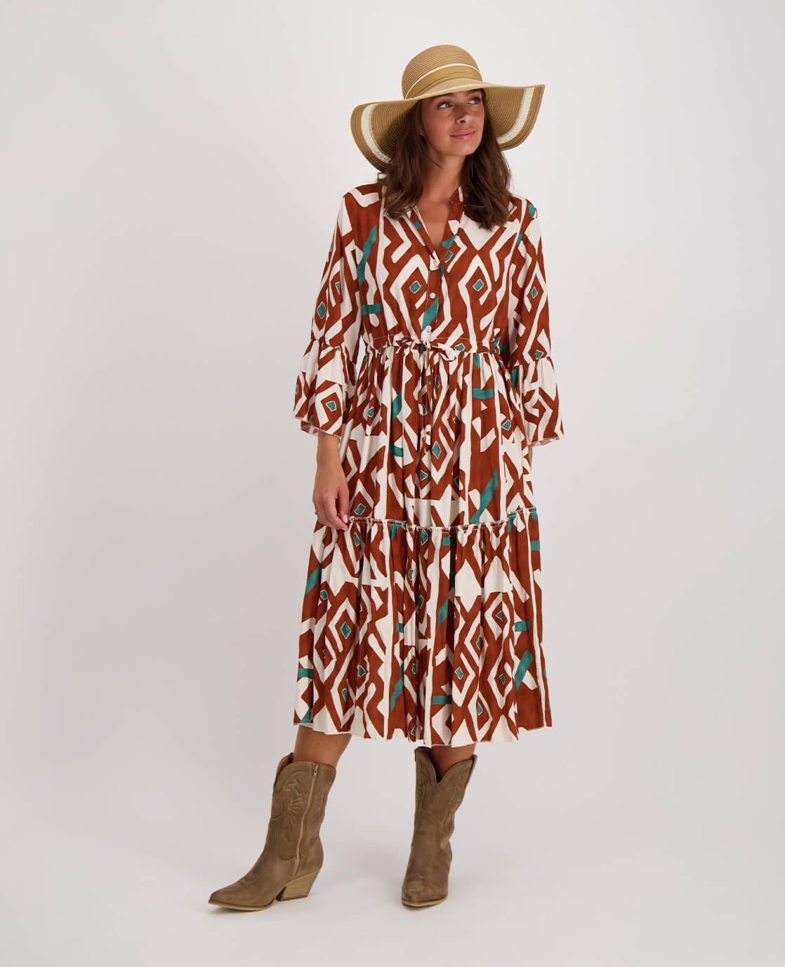 Je m'appelle Jurken Robe St. Tropez | Terra/Green