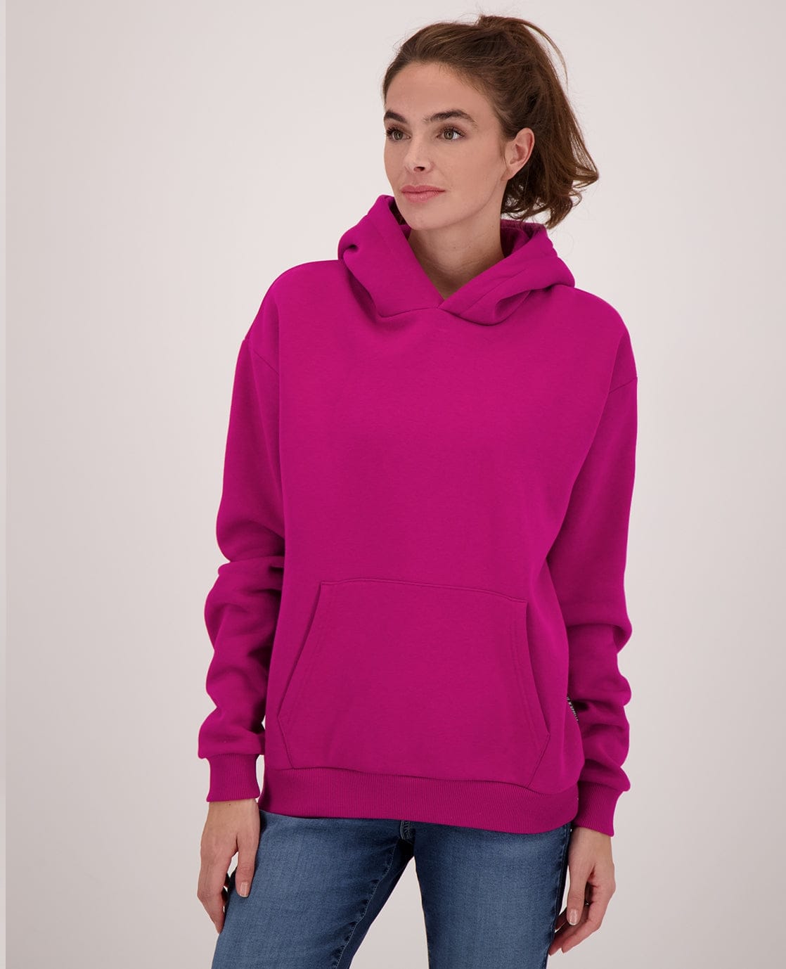 Je m'appelle Tops Hoodie Organic | Dark Berry