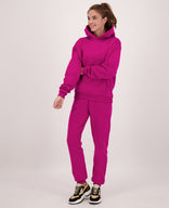 Je m'appelle Tops Hoodie Organic | Dark Berry