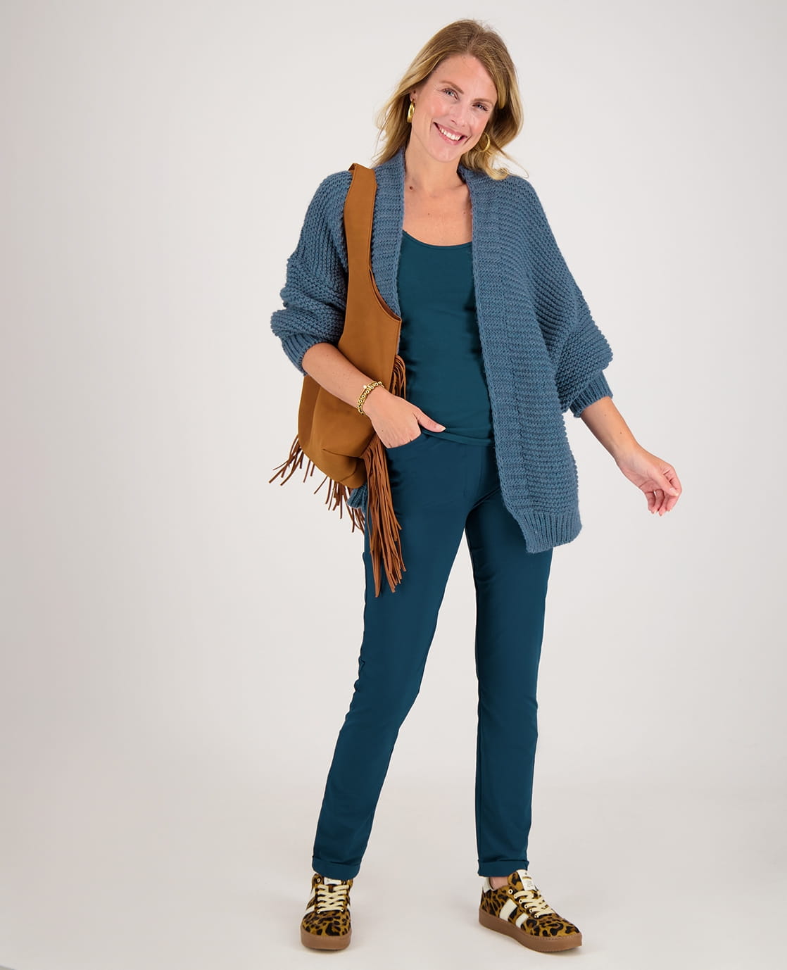 Je m'appelle Broeken Pant Perfecte Travel +++ | Steel Blue