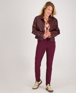 Je m'appelle Broeken Pant Perfecte Travel +++ | Burgundy