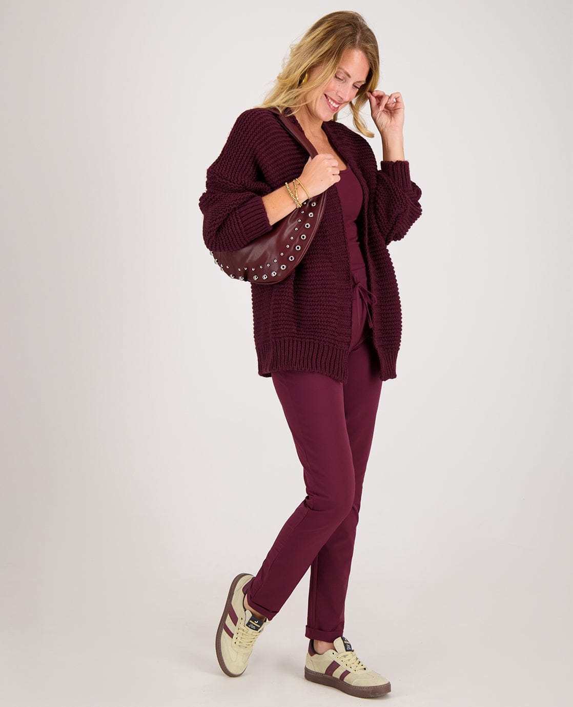 Je m'appelle Broeken Pant Perfecte Travel +++ | Burgundy