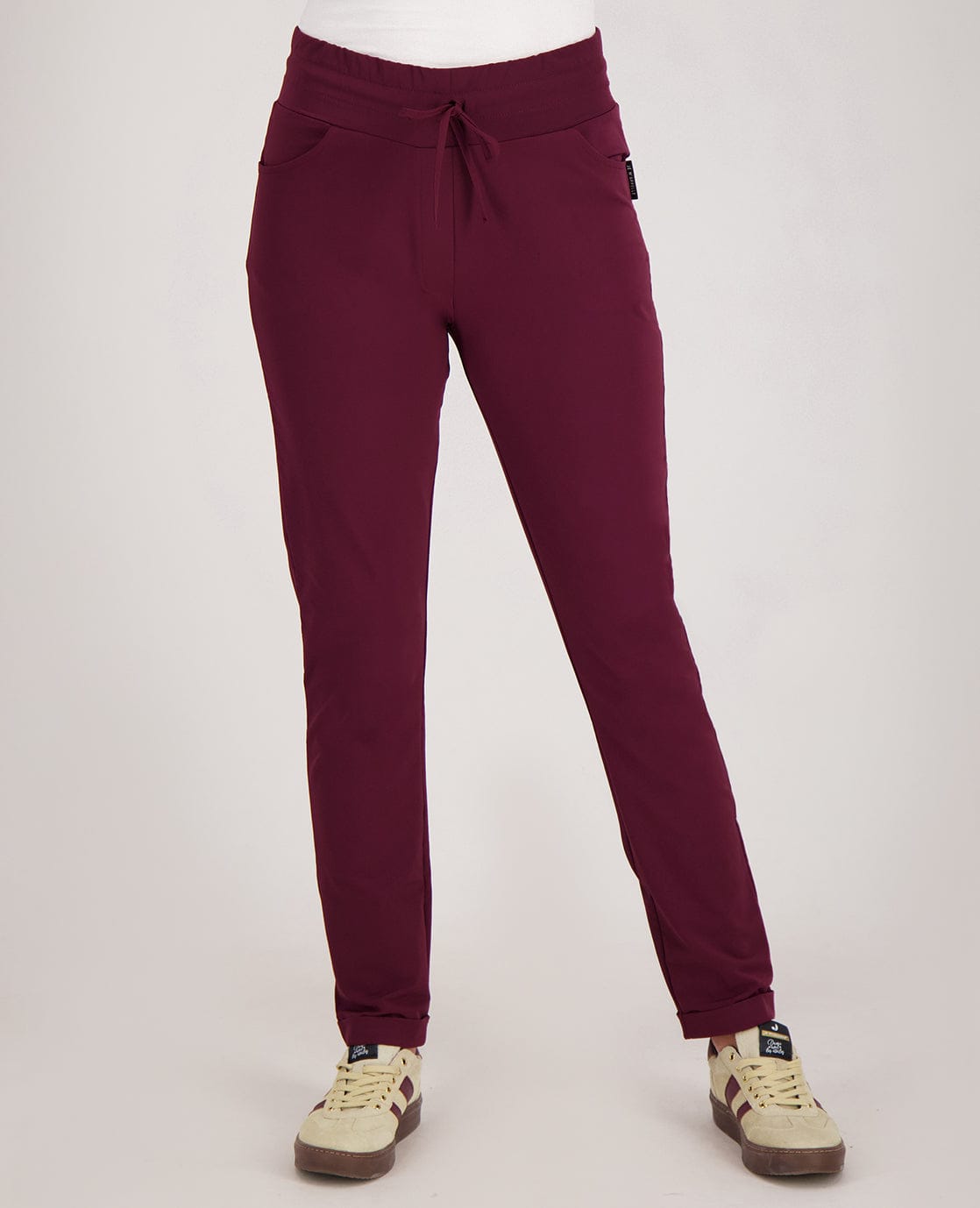 Je m'appelle Broeken Pant Perfecte Travel +++ | Burgundy