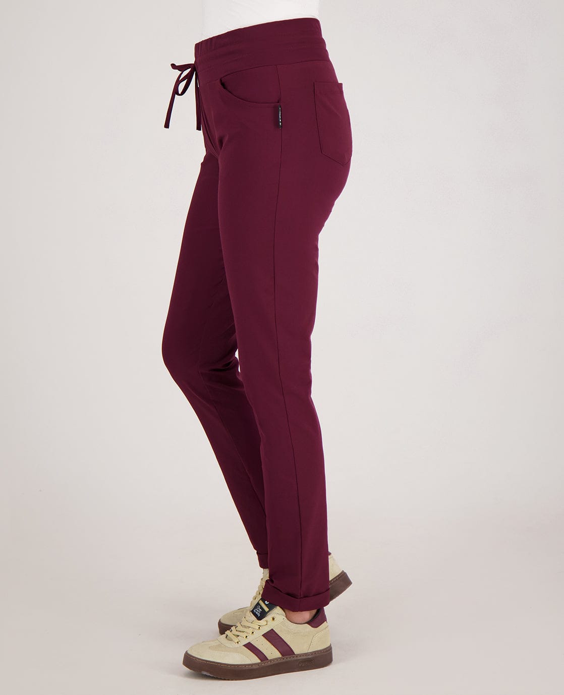Je m'appelle Broeken Pant Perfecte Travel +++ | Burgundy