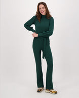 Je m'appelle Tops Top Joy Travel Brushed | Bottle Green