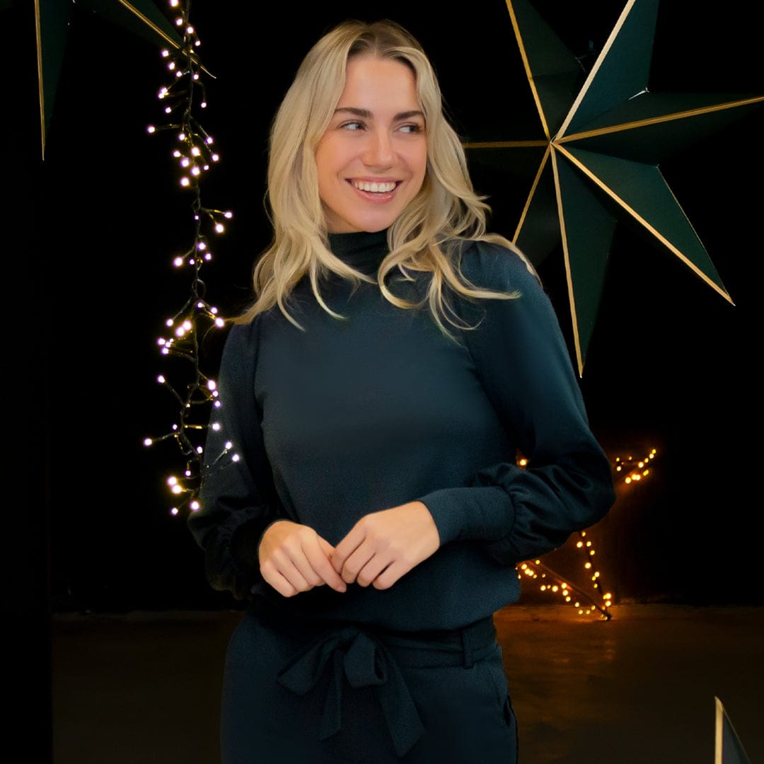 Je m'appelle Tops Peacock Green / XS Top Joy Travel Brushed | Peacock Green